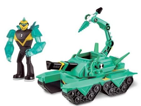 Ben 10 Transforming Vehicle With Figure - Diamond Head Power Tank Supply