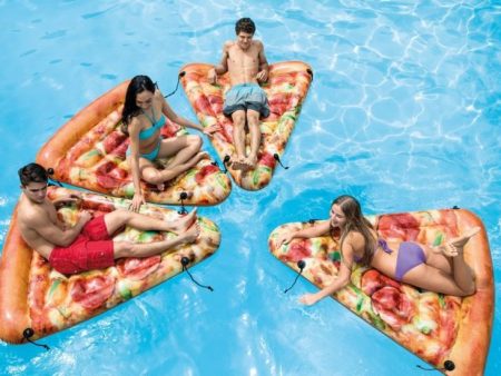 Intex Pizza Slice Mat Pool Floater 69 x 57 inches Online Hot Sale