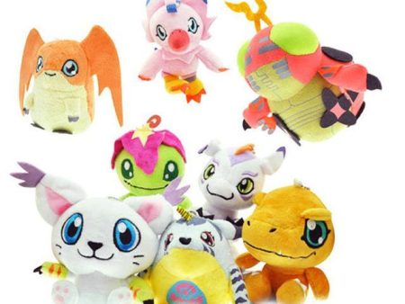 Cute 12CM Digimon Toys Adventure Agumon Patamon Funny Stuffed Gabumon For Kids Dolls Discount