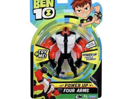 Ben 10 6  Deluxe Power Up Figures - Four Arms Sale