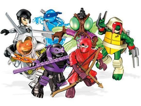 Mega Construx Teenage Mutant Ninja Turtles Micro Action Figures, Red Ninja Online Sale