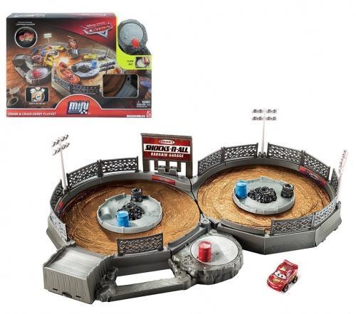 Disney Pixar Cars Mini Racers Crank and Crash Derby Playset Fashion