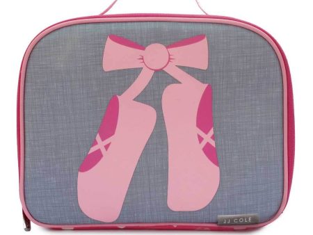 lonchera ballet gris con rosado marca jj cole Sale