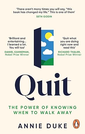 Quit: The Power of Knowing When to Walk Away Fashion